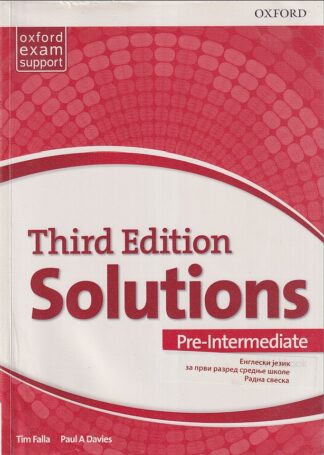 SOLUTIONS Pre-Intermediate Third edition - Workbook